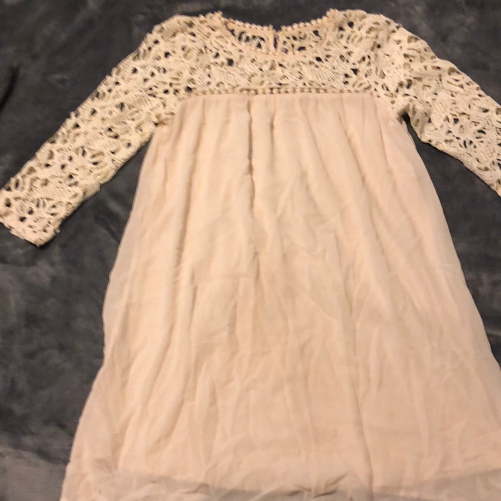 Cream Dress